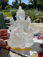 Clear quartz Tara statue (118106)