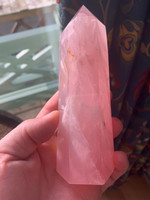 Rose quartz point (118120)