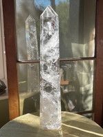 Clear quartz point (118145)