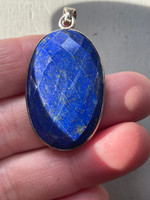 Lapis Lazuli set in silver (118330)