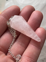 Rose quartz pendulum (118371)