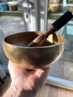 Hand beaten seven metal singing bowl (118496)