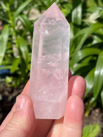 Rose quartz point (118847)