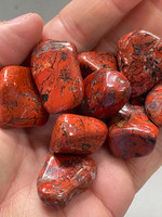 Brecciated Red Jasper tumblestones (118975)