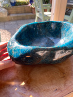 Blue Apatite bowl (119212)