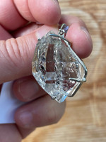 Herkimer diamond set in silver (119287)