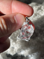 Herkimer diamond set in silver (119341)