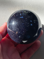 Blue Goldstone sphere (119407)