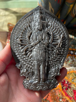 Avalokitesvara carved in Obsidian (119637)