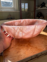 Rose Quartz bowl AA grade (119702)