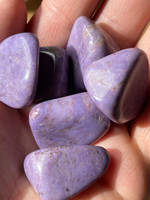Purple Jade tumbles (119705)