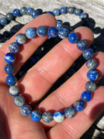 Lapis Lazuli beaded bracelet (119936)