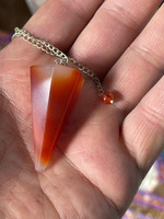 Carnelian dowsing pendulum (1112170)