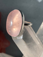 Rose Quartz silver ring (1112297)