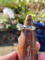 Rough Diamond silver ring (1112374)