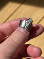 Rough Diamond silver ring (1112466)