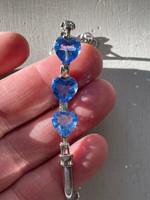 Siberian Blue triple Heart bracelet (1112538)