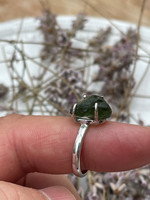 Moldavite ring (1112702)