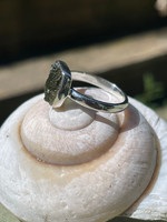 Moldavite ring (1112713)