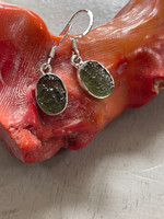 Moldavite earings (1112749)