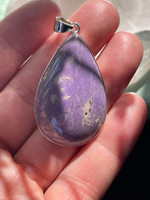 Purple Jade set in silver (1112772)