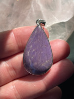 Purple Jade set in silver (1112773)