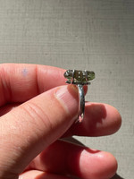 Moldavite ring (1112810)