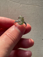 Moldavite ring (1112884)