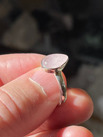 Morganite silver ring (1112904)
