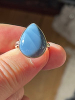 Owyhee Blue Opal silver ring (1112906)