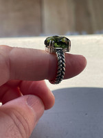 Moldavite ring (1112995)