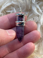 Amethyst & Ruby pendulum (1113011)