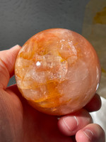 Hematite in quartz sphere (1114068)