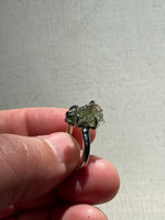 Moldavite ring (1114299)