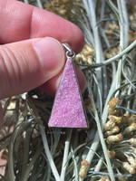 Colbalto Calcite set in silver (1114321)