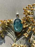 Green Kyanite set in silver (1114330)