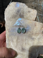 Green Kyanite silver earings (1114336)