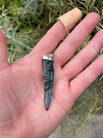 Vivianite set in silver (1114337)