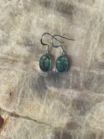 Green Kyanite silver earings (1114378)