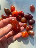 Carnelian extra large tumblestones (1114419)