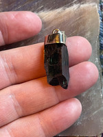 Vivianite set in silver (1114526)