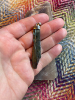 Vivianite set in silver (1114527)