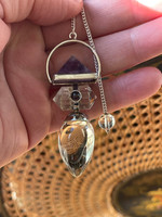 Quartz and Amethyst pendulum (1114562)