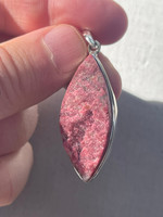 Thulite set in silver (1114574)