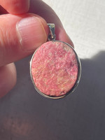 Thulite set in silver (1114576)