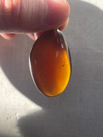 Amber set in silver (1114619)