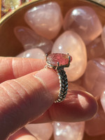 Pink Tourmaline Leaf ring (1114635)