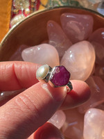 Ruby & Pearl ring (1114636)