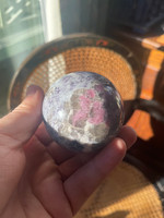 Lepidolite & Pink Tourmaline sphere (1114663)
