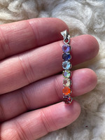 Chakra pendant set in silver (1114666)